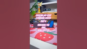 Creating My Cozy Command Center Part 4 | Unboxing the OREI HDMI Splitter
