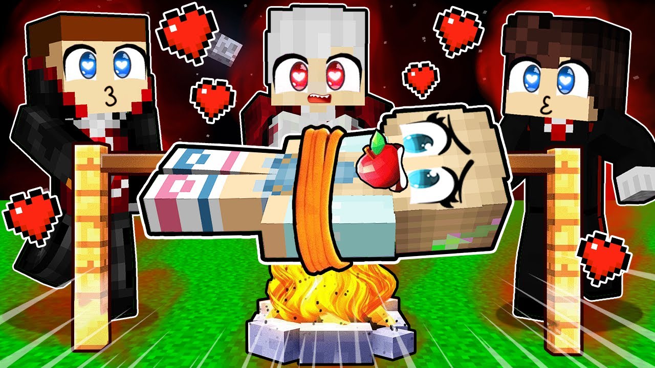 VAMPİR ERKEKLER BENİ YEDİ! 😱 Minecraft