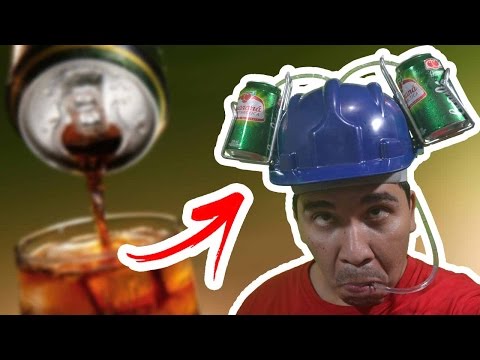 Como fazer um capacete para bebidas!