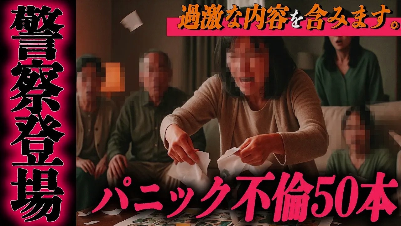 【シタ妻】※警告※過激な内容を含みますのでご注意ください。パニック不倫50本!!事故、警察登場...私が地獄へ落ちた物語【永久保存版】