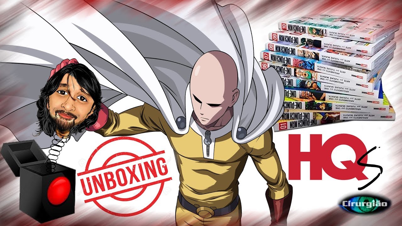 Unboxing Coleção Mangás One Punch Man 01 a 10 da PANINI (Cirurgião