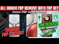 Honor 400 lite Frp Bypass  _ Honor Google Account Remove 
