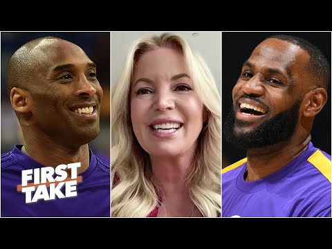 Jeanie Buss interview: How much longer will LeBron play? Should Kobe be the NBA logo? | First Take