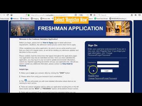 How do I start my Application to CUNY?