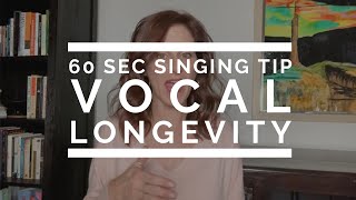 60 Second Singing Tip: Vocal Longevity | Arden Kaywin Vocal Studio