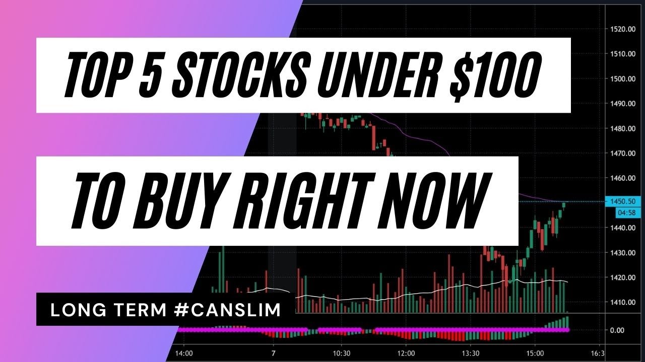 Top 5 long term stocks to buy right now under 100. YouTube