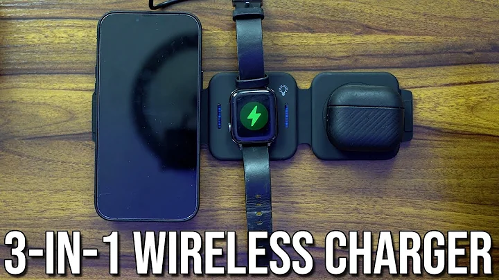 Murpiso 3-in-1 Wireless Charging Pad with Magsafe for Apple Watch, Airpods, and iPhone