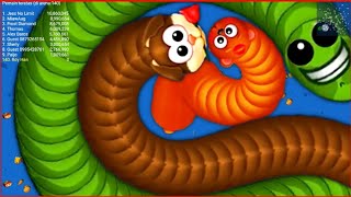 Magic a Slither Snake vs Giant Worms #46 - WormsZone.io Best Gameplay screenshot 5