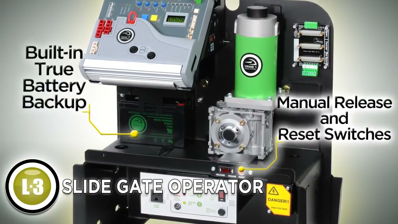Viking L3 Slide Gate Operator | All Security Equipment