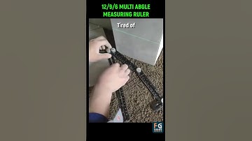 Multi-Angle Measuring Ruler –6/9/12 Fold Tool for Perfect Cuts & Tile Drilling  #diytools #tiletools