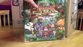 Unboxing - Kickstarter: Arcadia Quest Inferno - Part 1?!