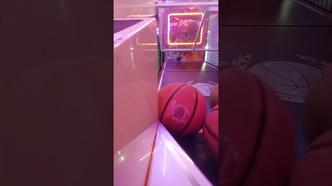 오락실 농구게임 280점 기록