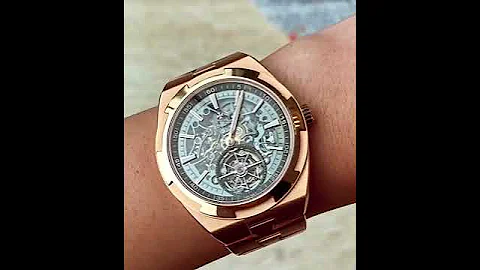 Vacheron Constantin Overseas Tourbillon Skeleton in Rose Gold 🤤🤤😲🧡💥💫💦
