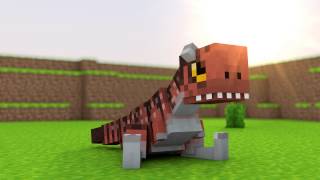 Minecraft Cinema 4D Dinosaur rig [FREE DOWNLOAD]