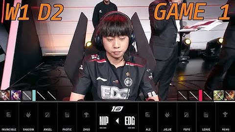 NIP vs EDG - Game 1 | Week 1 Day 2 LPL Summer Split 2023 | Ninjas in Pyjamas vs Edward Gaming G1
