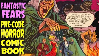Fantastic Fears 1953 Pre-Code Horror Comic Book Review And Iron Pressing