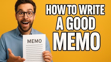 How to write a memo? Step by step guide