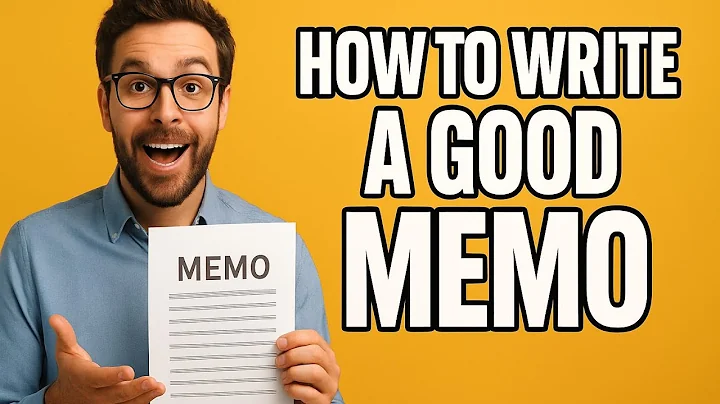 How to write a memo? Step by step guide