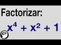 Factorizacion nivel avanzado (por artificios algebraicos) x⁴+x²+1