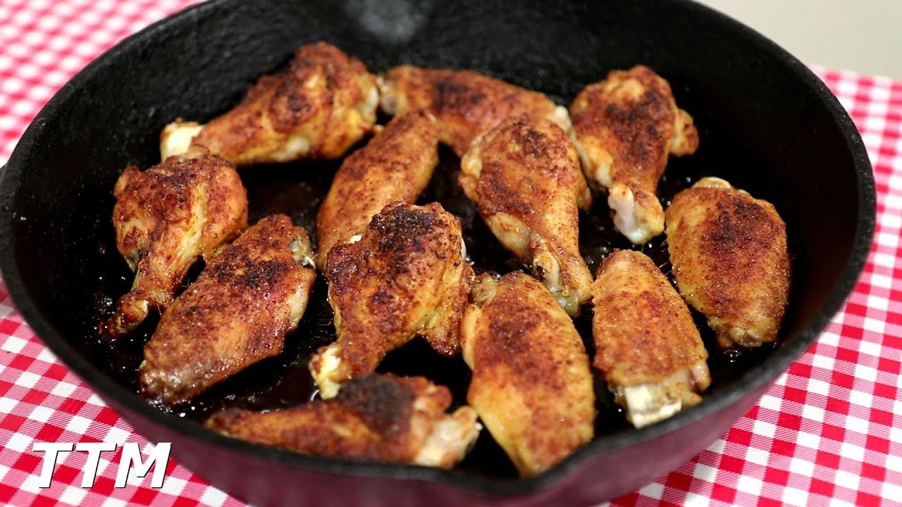 Tailgate Wings, Two Ways Cast iron recipes, Chicken wing recipes