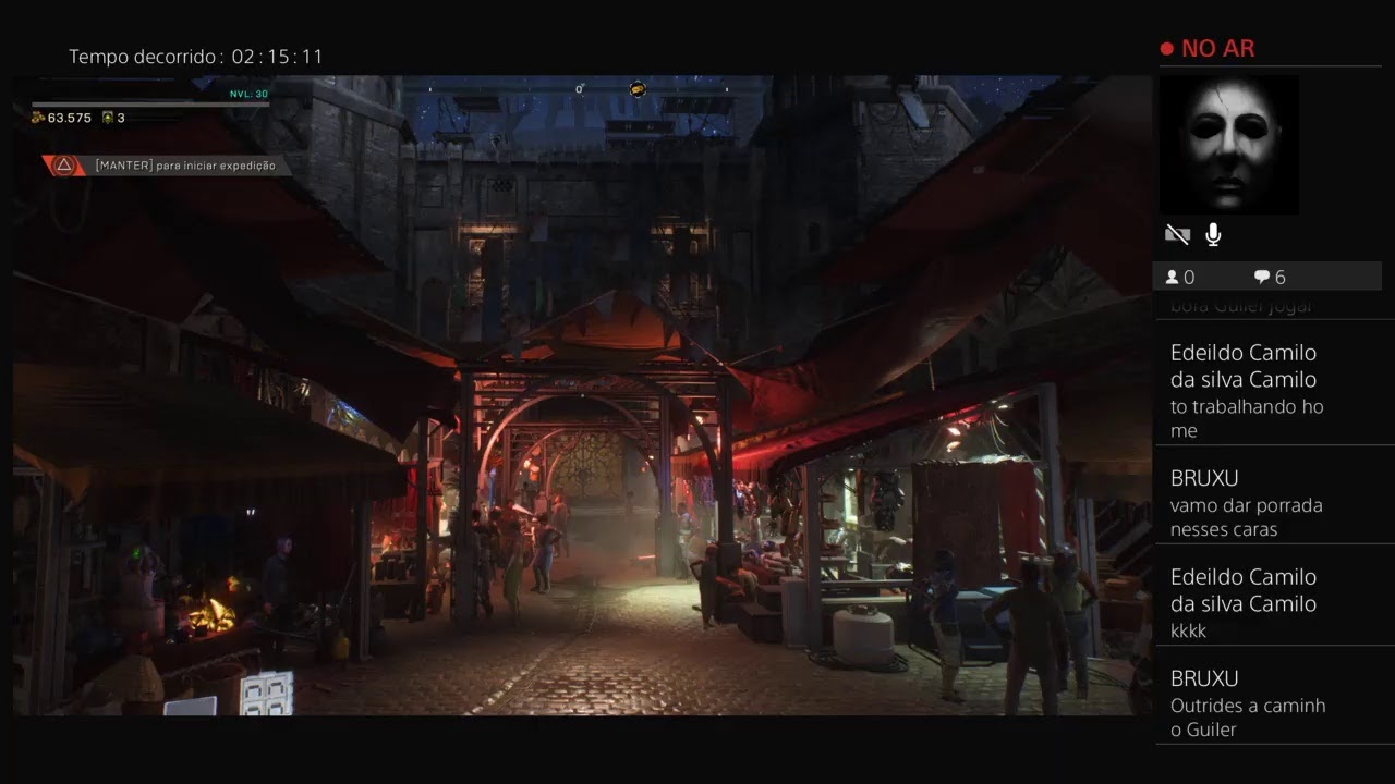 Transmissão ao vivo do PS4 de xXBRUXUXx