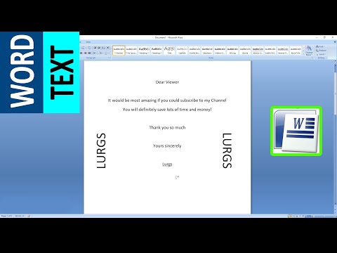 How to change Text Direction in Microsoft Word