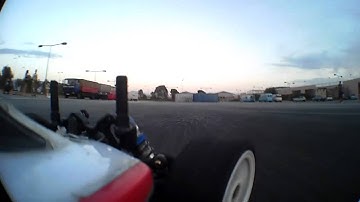team associated rc18r brushless speed test run @ faliro Athens Greece