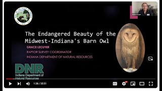 DBC Meeting: The Endangered Beauty of the Midwest: Indiana's Barn Owl, with Grace LeCuyer