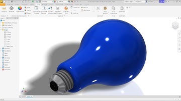 Beginner-Friendly Autodesk Inventor Tutorial: Light Bulb Modeling