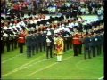 The massed bands on THE SILVER JUBILEE 1977 IN THE OLD WEMBLEY STADIUM