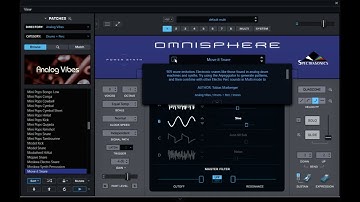 Omnisphere 3 factory presets demo 4 - Analog Vibes - Drums + Perc (no talking)