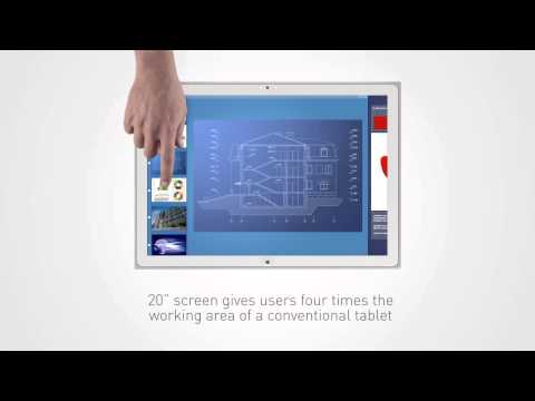 Panasonic TOUGHPAD 4K - the world's first 20" 4K tablet...