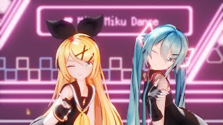 【MMD】愛包ダンスホール - 初音ミク , 鏡音リン・レン