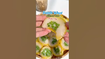 Bánh khọt nước cốt dừa miền tây #jimchuchufood #thichanvat22 #food #cooking