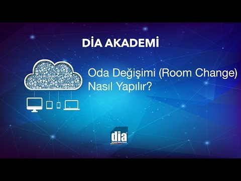 Oda Değişimi (Room Change) Nasıl Yapılır? DİA eğitim videosu