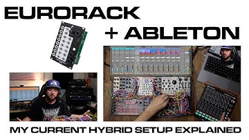 Where my hybrid setup integrating Eurorack and Ableton is at so far