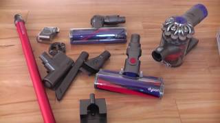 Dyson v6 absolute unboxing, demo and review