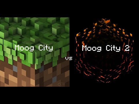 Moog City vs Moog City 2 ( C418 MC Music Comparison )
