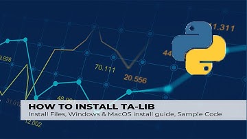 How to Install TA-Lib || Python|| Easy Method