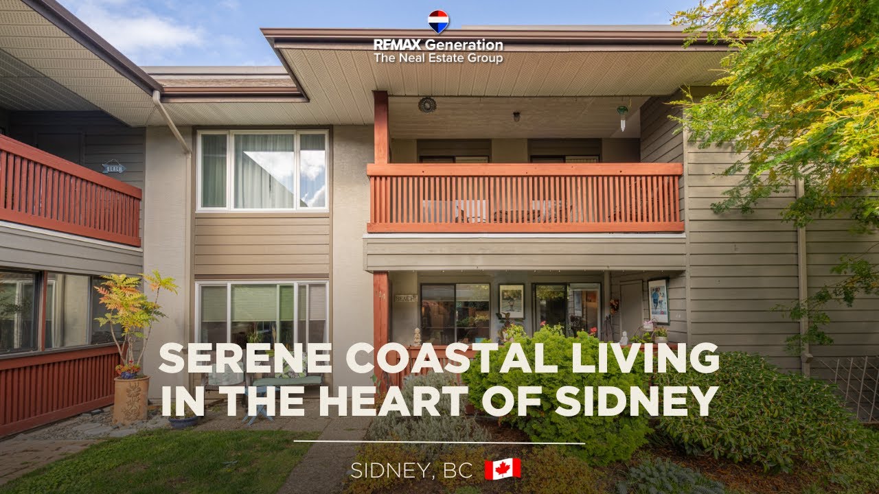 Serene Coastal Living in the Heart of Sidney!  |  114-10110 Fifth St, Sidney, BC