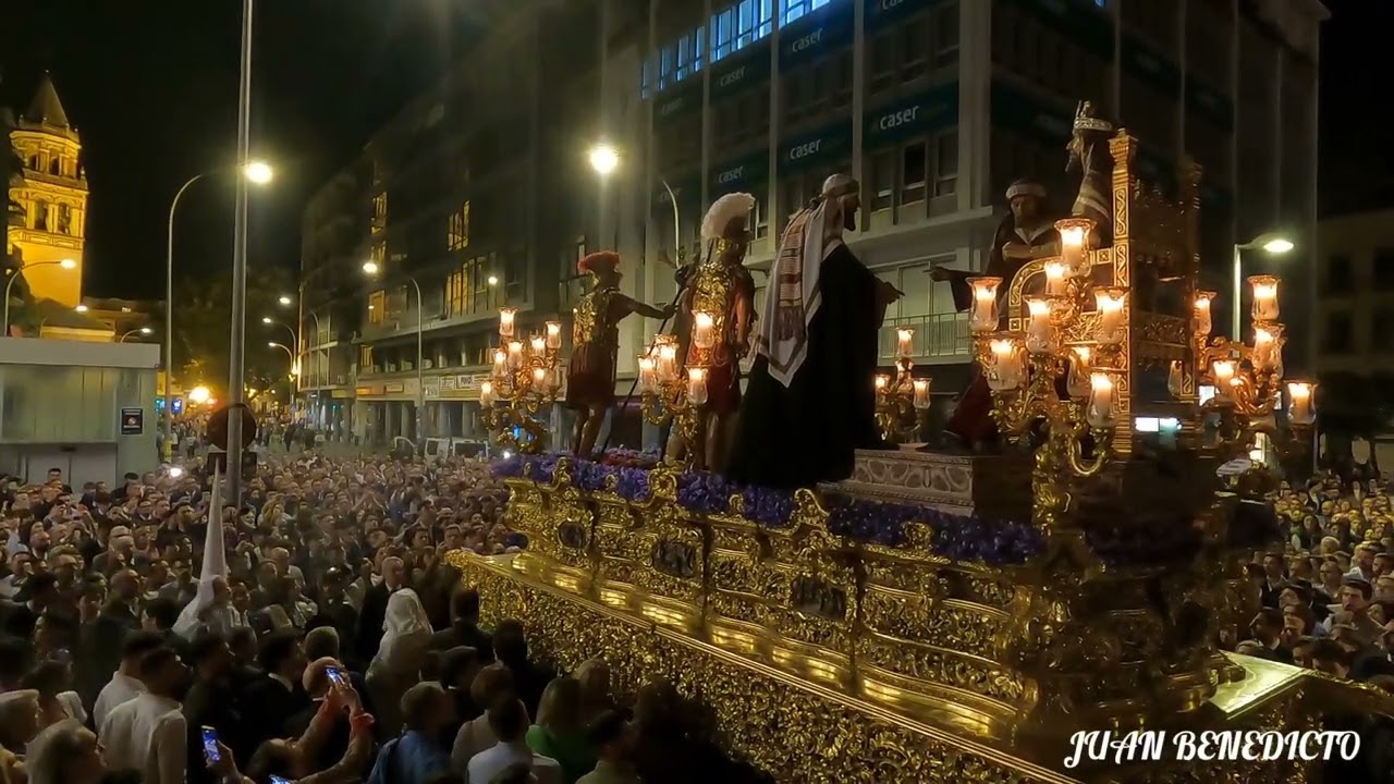 Jesús en Desprecio de Herodes en la calle Imagen. Semana Santa Sevilla, 2023