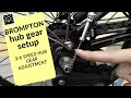 Brompton hub gear setup - Sturmey Archer 3 or 6 speed