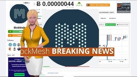 BlockMesh $BMH Has Risen 29% Over the Past Day