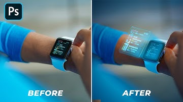 Hologram Effect in Photoshop Step by Step Tutorial
