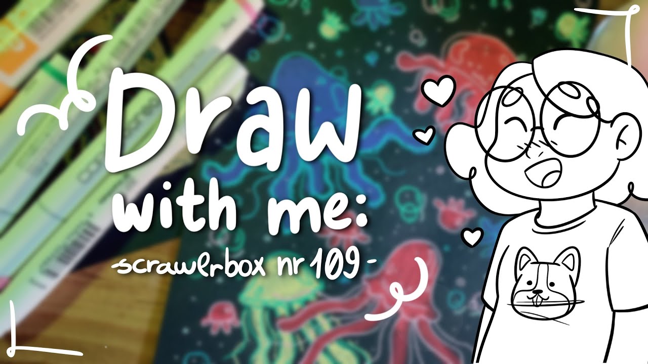 HOW is this so cheap?! 🫢 Unbox and draw with me Scrawlrbox 109