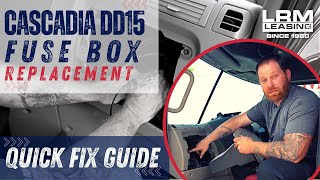 Replace a Freightliner Cascadia Fuse Box - LRM