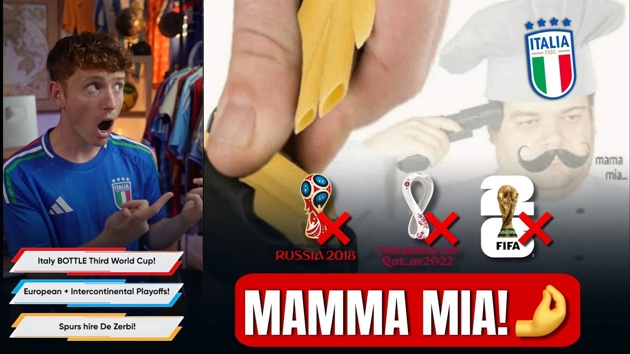 Italy BOTTLE third straight World Cup!