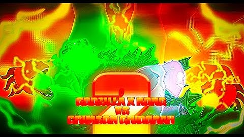 Godzilla x Kong Vs Crimson Ghidorah part 2 | Sticknodes animated short | Reign-verse short film