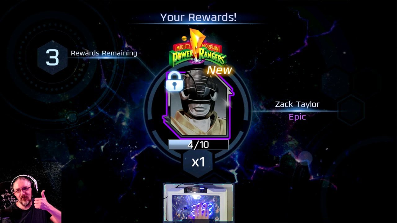 Power Rangers Legacy Wars Dragonshield MMPR Black Ranger Zack Taylor ...