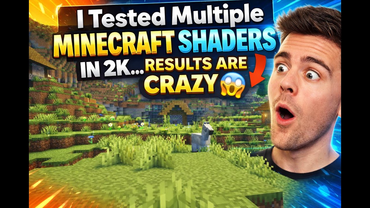 I Tested Multiple Minecraft Shaders in 2K… Results Are Crazy 🤯 - YouTube